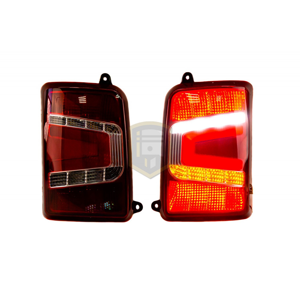 Светодиодные LED задние фонари красные с динамическими повторителями Тюн-Авто на Лада 4х4 Нива ВАЗ 21213, 21214, 2131