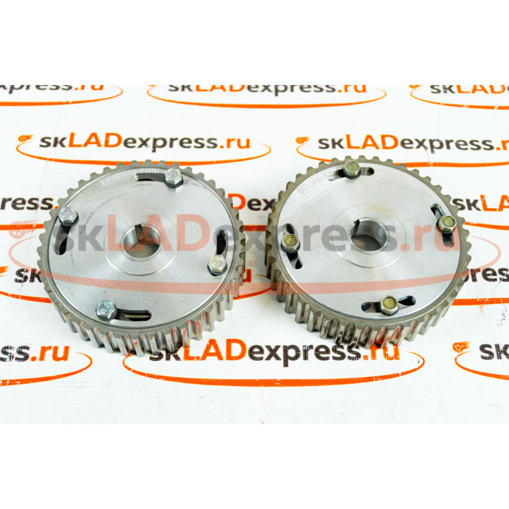 Шестерни разрезные ГРМ (алюминиевая ступица) с маркерным диском на 16кл Лада Приора, Калина, Гранта
