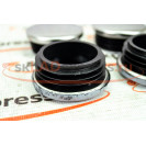 Комплект хромированных заглушек ступиц колес на ВАЗ 2108-21099, 2110-2112, 2113-2115