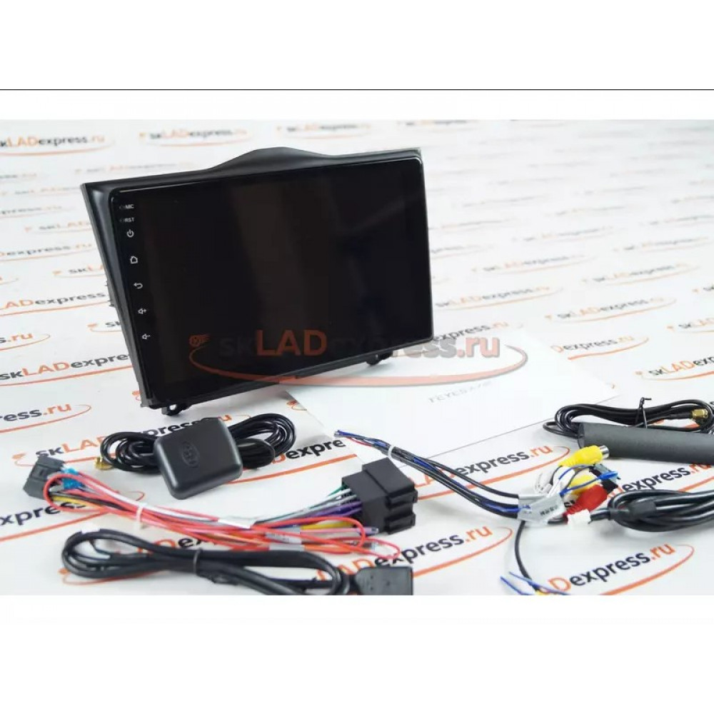 Мультимедиа (магнитола) на Лада Гранта FL с комплектом для установки Teyes X1 4G 9 дюймов Андроид 10