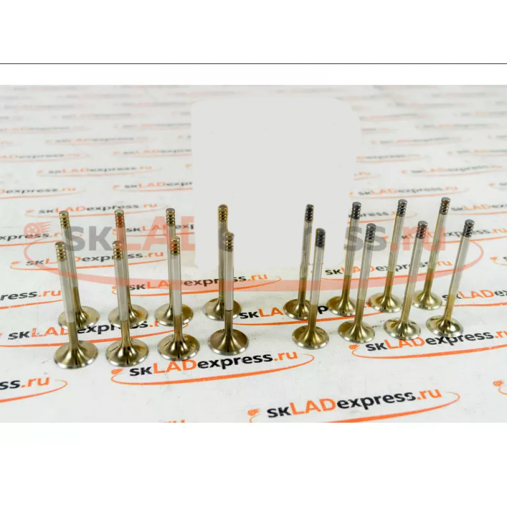 Комплект облегченных клапанов, увеличенных 32мм/27мм Avtostandart-Sport для 16-клапанных ВАЗ 2110-2112, 2113-2115, Лада Калина, Калина 2, Приора, Гранта