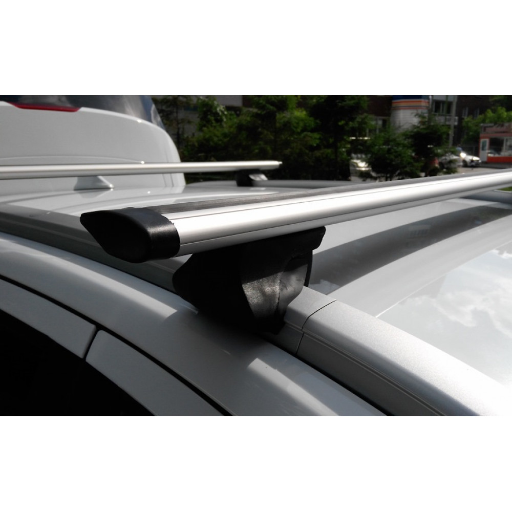 Багажник с аэродинамическими поперечинами на интегрированные рейлинги Лада Веста СВ, СВ Кросс