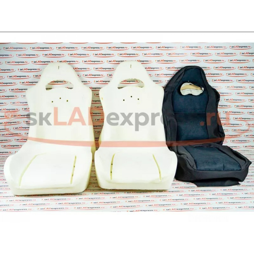 Комплект для сборки сидений Recaro ткань с алькантарой на ВАЗ 2110, Лада Приора седан