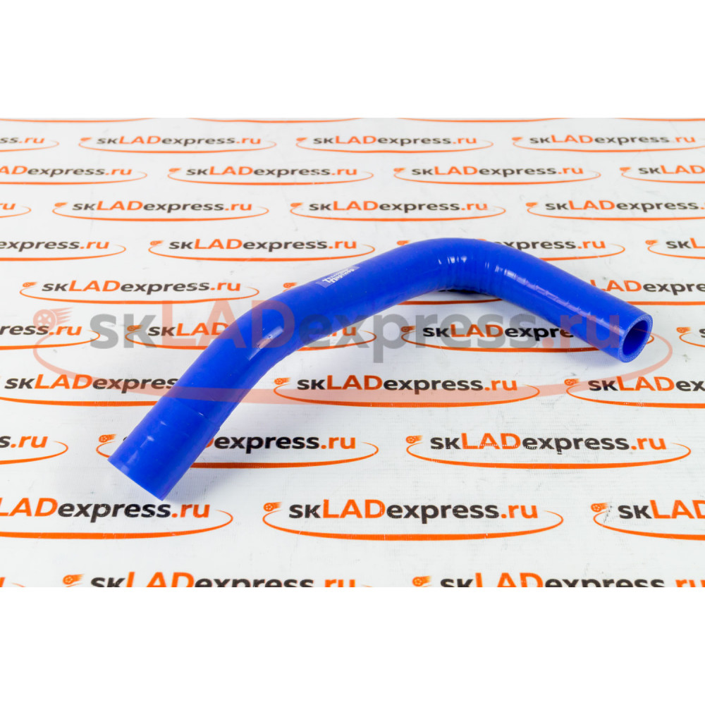 Патрубок сапуна силиконовый синий на ВАЗ 2108-21099, 2113-2115