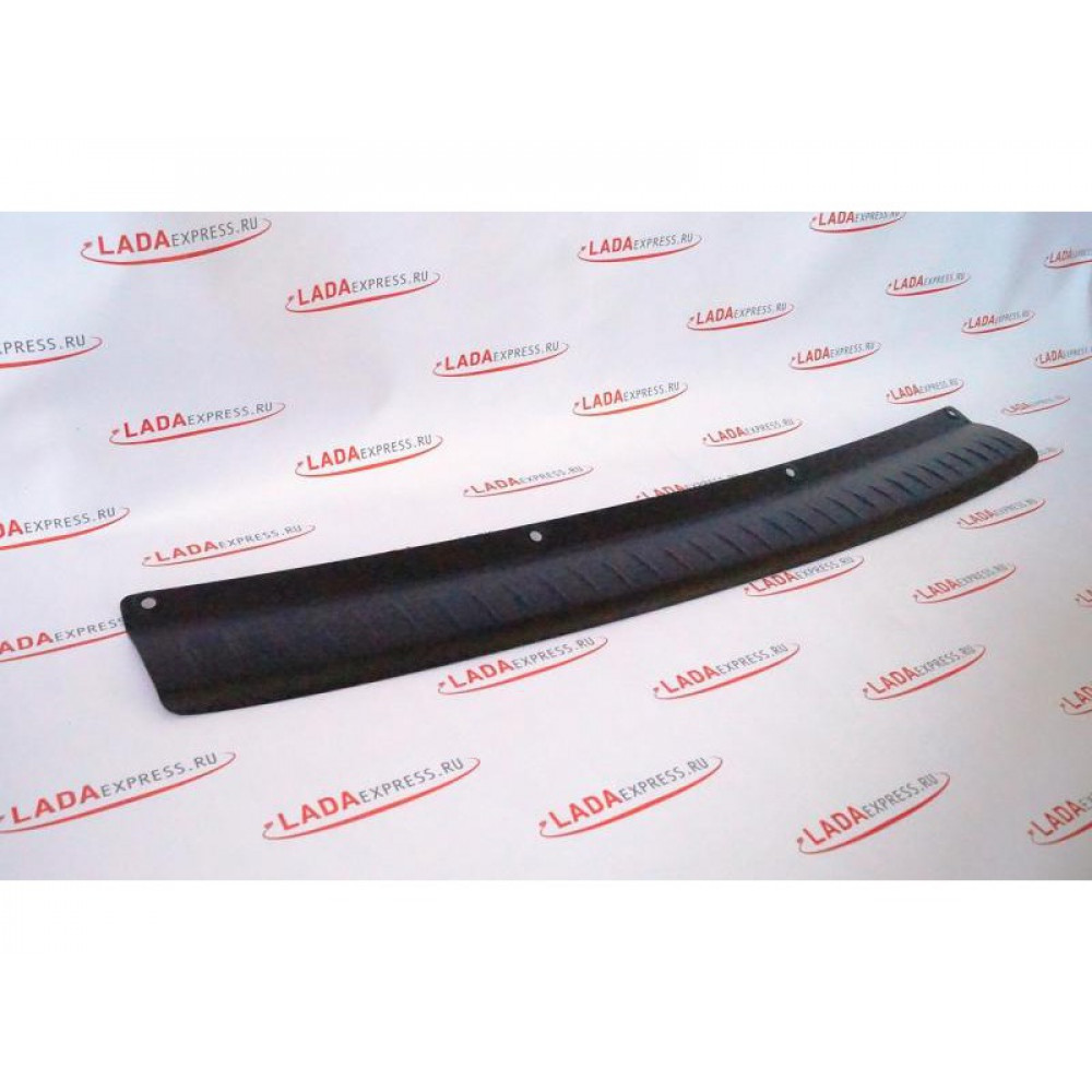 Защитная накладка на задний бампер для Лада Приора 2 хэтчбек (SE, рестайлинг) с 2013 года