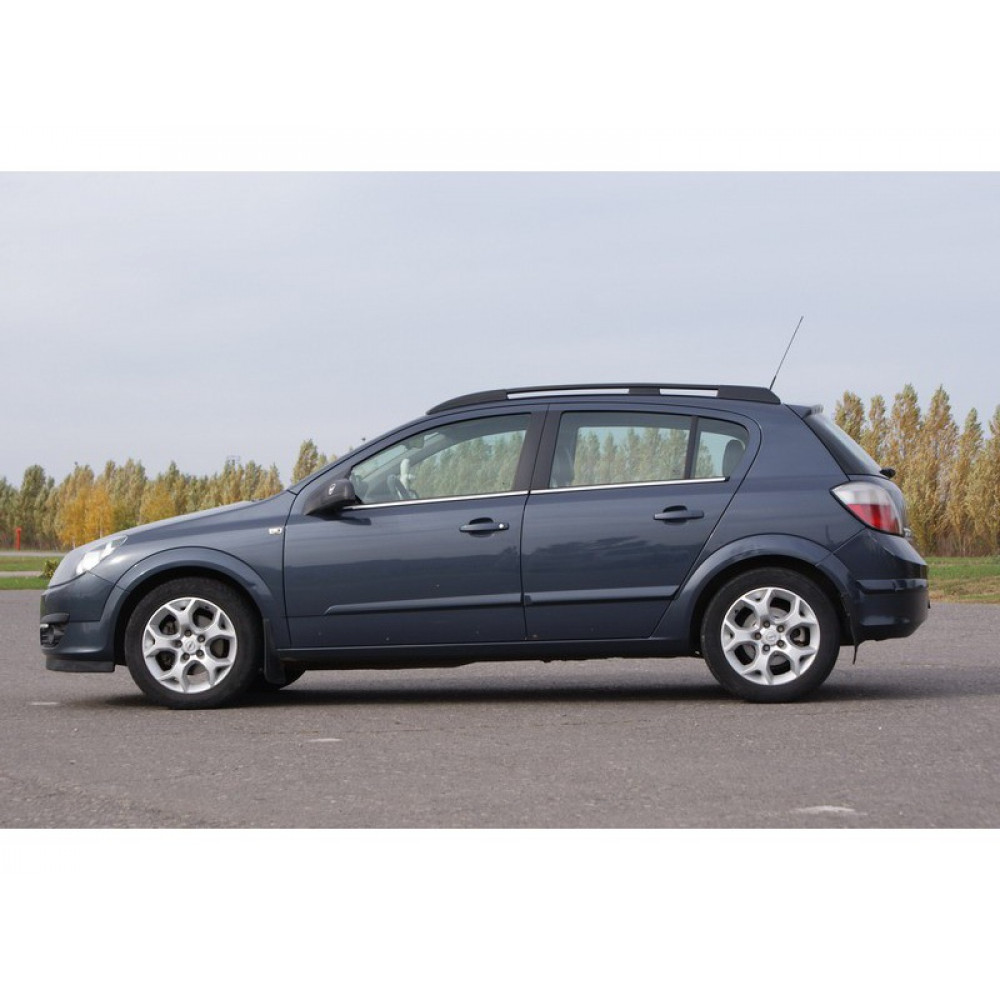 Комплект рейлингов серебристый пластик АПС на Opel Astra (H) Family 2004-2014 г.в.