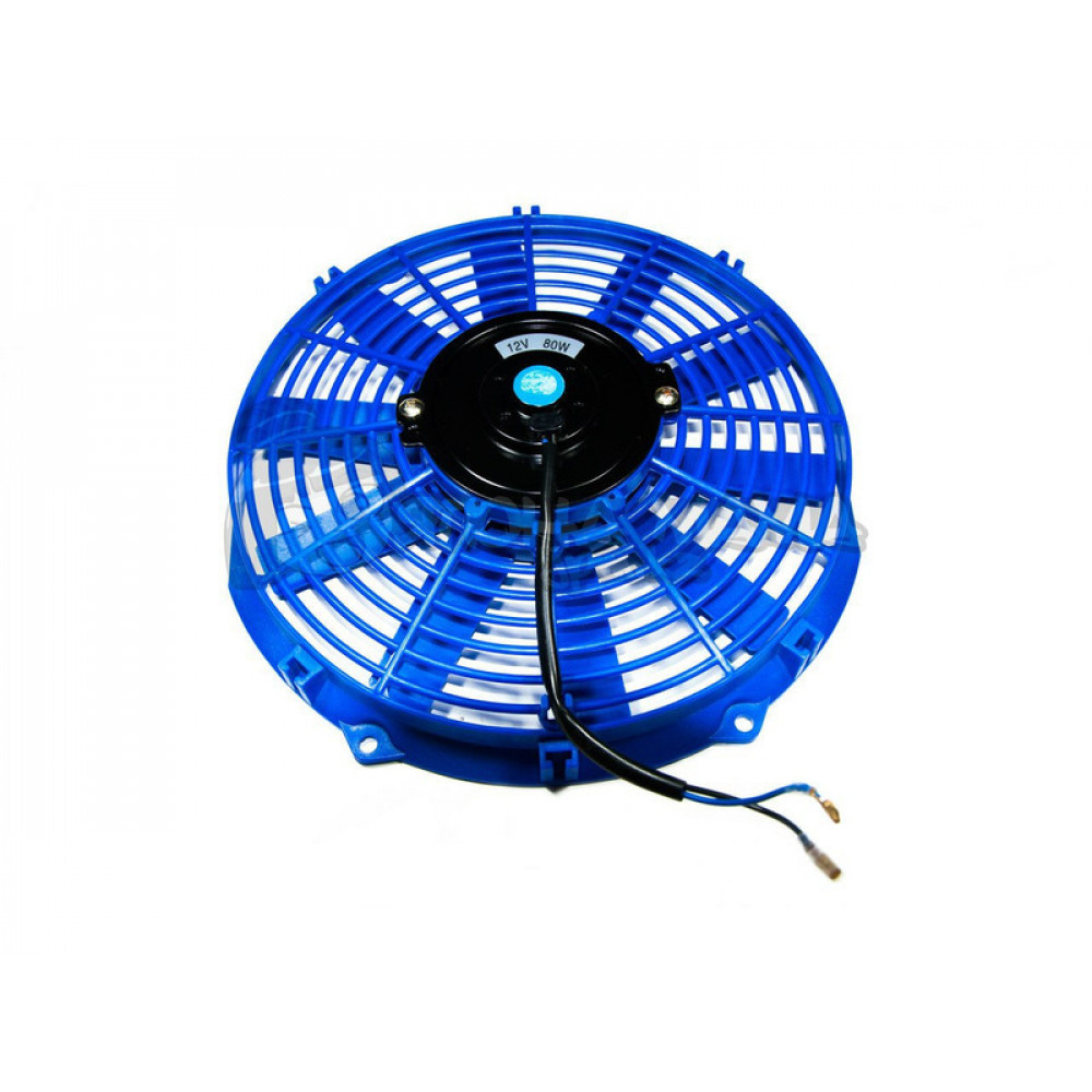 Вентилятор электрический 12 дюймов, синий