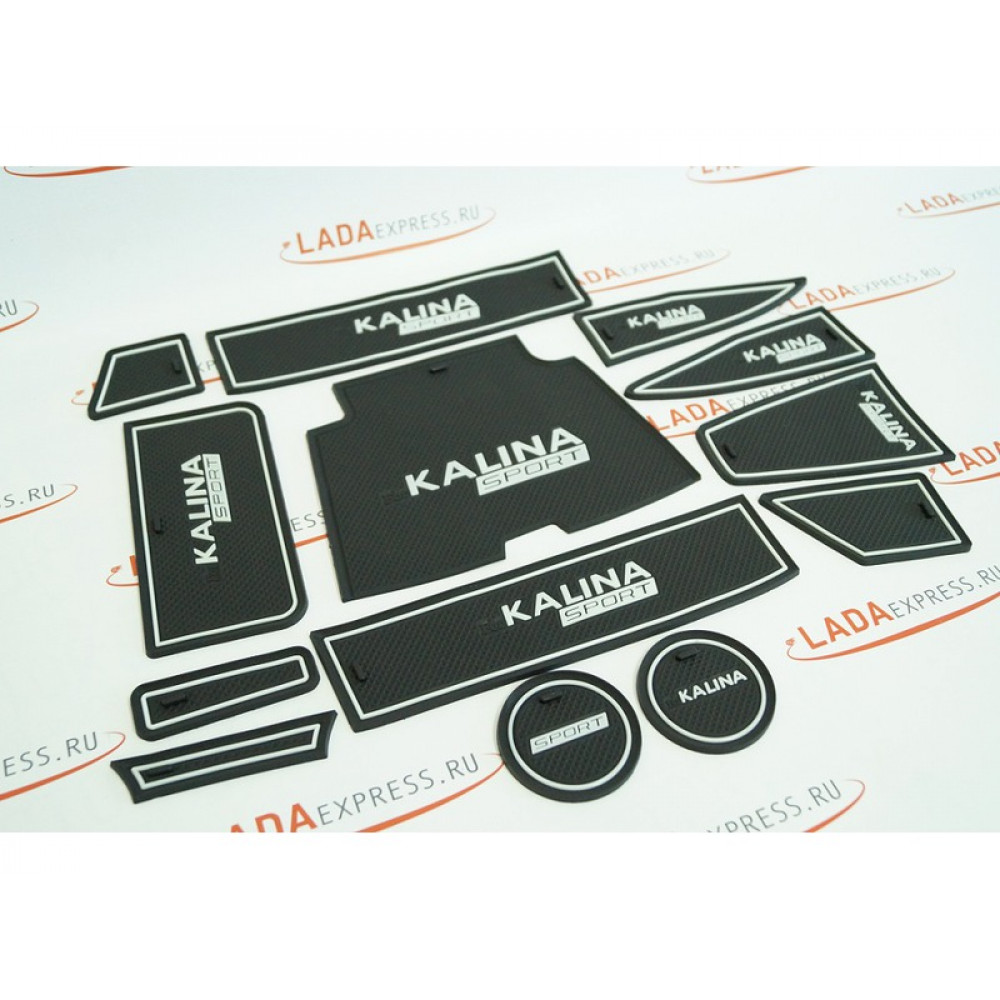 Комплект ковриков панели приборов и консоли KALINA Sport на Лада Калина 2