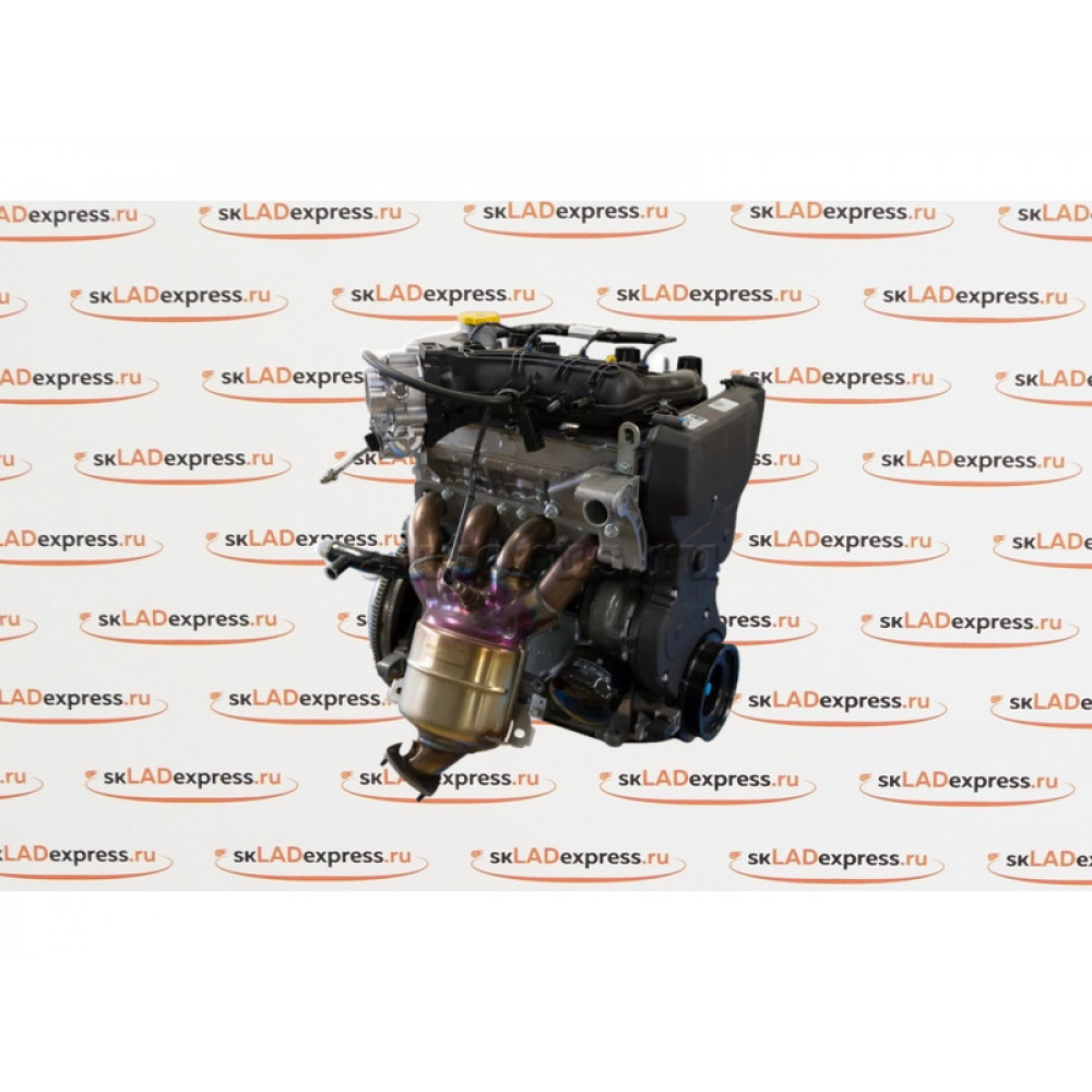 Двигатель в сборе с впускным и выпускным коллектором ВАЗ 21126 на Лада Гранта, Гранта FL, Калина, Калина 2, Приора