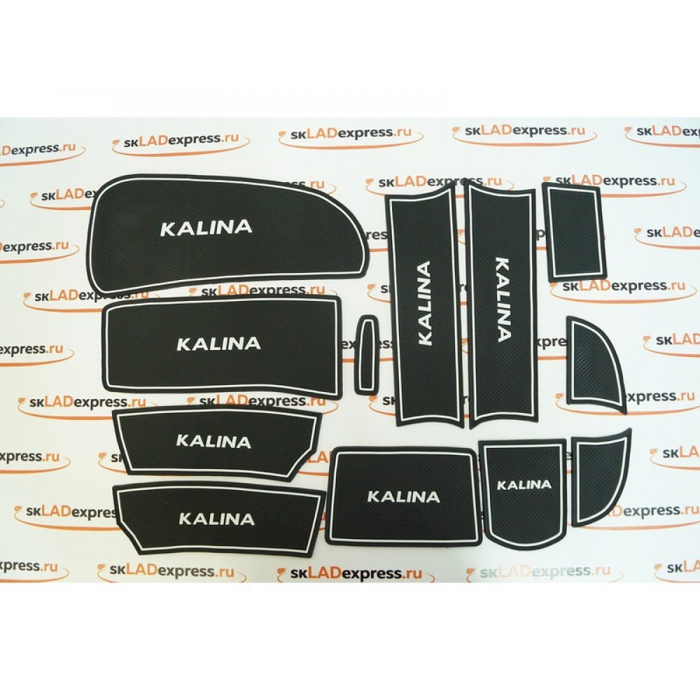 Комплект ковриков панели приборов и консоли KALINA на Лада Калина